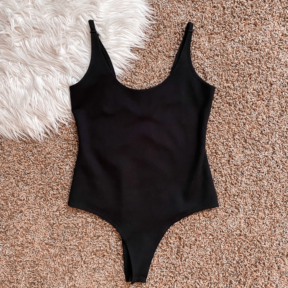 black bodysuit